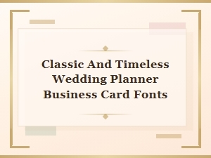 Serene Fonts for Wedding Invitations and Cards
