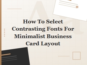 Master Minimalist Cards with Contrasting Fonts